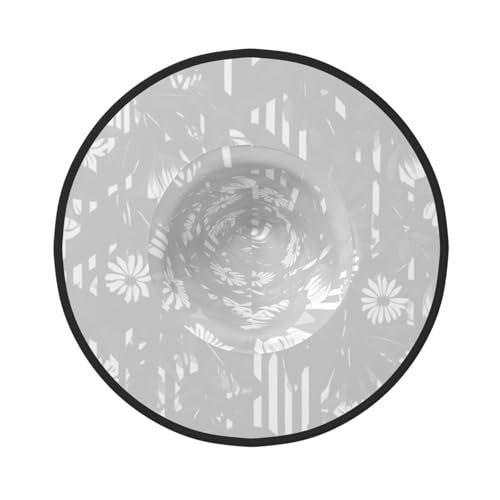 HDSKFNS Schwarz-weiß gestreifter Blumendruck Halloween Hexenhut Zauberer Hut für Partys perfektes Accessoire für Kostüme Urlaub Party HDSKFNS Schwarz-weiß gestreifter Blumendruck Halloween Hexenhut Zauberer Hut für Partys perfektes Accessoire für Kostüme Urlaub Party von HDSKFNS