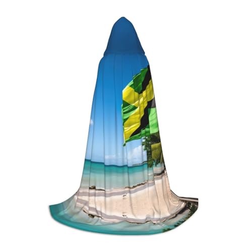 HDSKFNS Umhang mit Jamaika-Flagge, Halloween-Kapuzenumhang, Maskerade, Cosplay-Kostüm, Unisex, Hexenmantel mit Kapuze, Schwarz, Medium HDSKFNS Umhang mit Jamaika-Flagge, Halloween-Kapuzenumhang, Maskerade, Cosplay-Kostüm, Unisex, Hexenmantel mit Kapuze, Schwarz, Medium von HDSKFNS