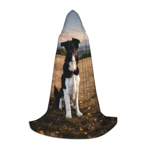 HDSKFNS Welpen-Hunde-Aufdruck, Halloween-Kapuzenumhang, Maskerade, Cosplay-Kostüm, Unisex, Hexenmantel mit Kapuze, Umhang, Schwarz, Small HDSKFNS Welpen-Hunde-Aufdruck, Halloween-Kapuzenumhang, Maskerade, Cosplay-Kostüm, Unisex, Hexenmantel mit Kapuze, Umhang, Schwarz, Small von HDSKFNS