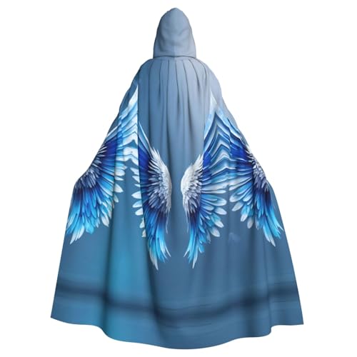 Hexenumhang mit Engelsflügeln, Halloween, Weihnachten, Karneval, Cosplay, Kostüm, Party, Umhang, Schwarz Hexenumhang mit Engelsflügeln, Halloween, Weihnachten, Karneval, Cosplay, Kostüm, Party, Umhang, Schwarz von HDSKFNS