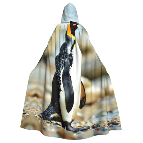 Hexenumhang mit Pinguin-Motiv, Halloween, Weihnachten, Karneval, Cosplay, Kostüm, Party, Umhang, Schwarz Hexenumhang mit Pinguin-Motiv, Halloween, Weihnachten, Karneval, Cosplay, Kostüm, Party, Umhang, Schwarz von HDSKFNS