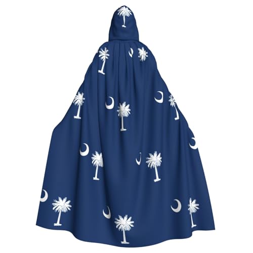 Hexenumhang mit South Carolina Flagge, Halloween, Weihnachten, Karneval, Cosplay, Kostüm, Party, Umhang, Schwarz Hexenumhang mit South Carolina Flagge, Halloween, Weihnachten, Karneval, Cosplay, Kostüm, Party, Umhang, Schwarz von HDSKFNS