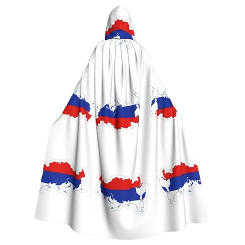 Hexenumhang mit russischer Flagge, Halloween, Weihnachten, Karneval, Cosplay, Kostüm, Party, Umhang, Schwarz Hexenumhang mit russischer Flagge, Halloween, Weihnachten, Karneval, Cosplay, Kostüm, Party, Umhang, Schwarz von HDSKFNS