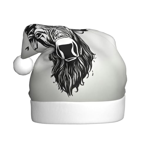 Hirsch-Weihnachtsmütze, Weihnachtsmannmütze, Kostümzubehör für Weihnachten, Neujahr, Urlaub, Party, Kopfbedeckung Hirsch-Weihnachtsmütze, Weihnachtsmannmütze, Kostümzubehör für Weihnachten, Neujahr, Urlaub, Party, Kopfbedeckung von HDSKFNS