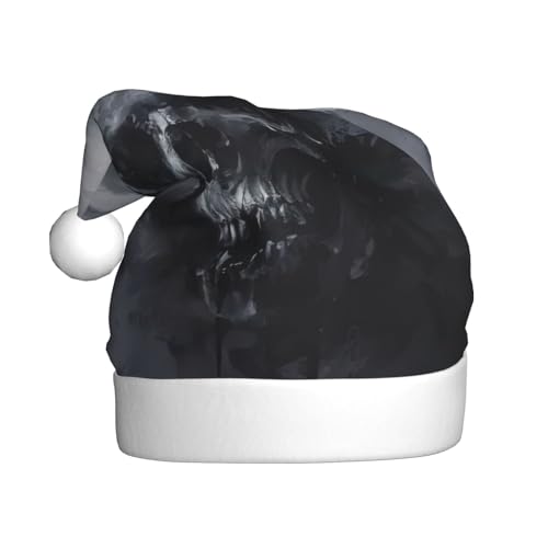 Horror-Geister-Schädel Weihnachtsmütze Nikolausmütze Kostüm Zubehör für Weihnachten, Neujahr, Urlaub, Party, Kopfbedeckung Horror-Geister-Schädel Weihnachtsmütze Nikolausmütze Kostüm Zubehör für Weihnachten, Neujahr, Urlaub, Party, Kopfbedeckung von HDSKFNS