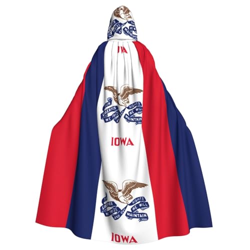 Iowa Hexenumhang mit Staatsflagge, Halloween, Weihnachten, Karneval, Cosplay, Kostüm, Party, Umhang, Schwarz Iowa Hexenumhang mit Staatsflagge, Halloween, Weihnachten, Karneval, Cosplay, Kostüm, Party, Umhang, Schwarz von HDSKFNS