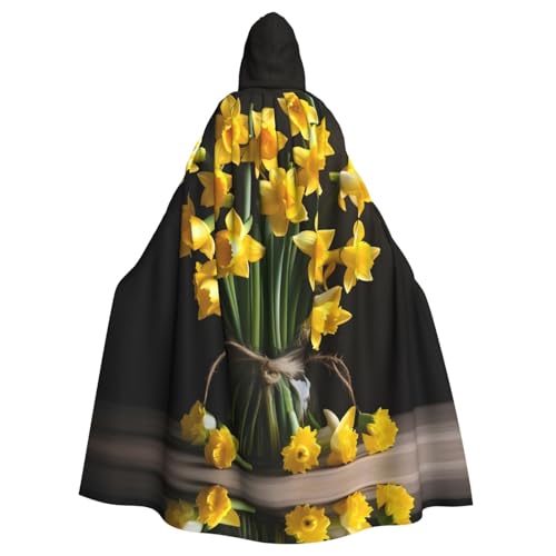 Narzissenstrauß, Halloween, Weihnachten, Hexenumhang, Robe, Karneval, Cosplay, Kostüm, Party, Umhang, Schwarz Narzissenstrauß, Halloween, Weihnachten, Hexenumhang, Robe, Karneval, Cosplay, Kostüm, Party, Umhang, Schwarz von HDSKFNS