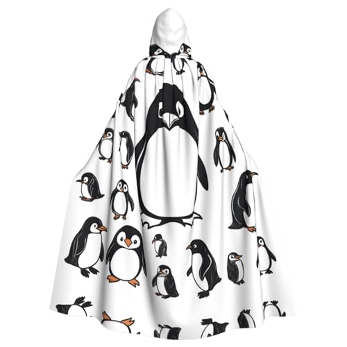 Niedlicher Pinguin-Umhang für Halloween, Weihnachten, Hexenumhang, Karneval, Cosplay, Kostüm, Party, Umhang, Schwarz, Einheitsgröße Niedlicher Pinguin-Umhang für Halloween, Weihnachten, Hexenumhang, Karneval, Cosplay, Kostüm, Party, Umhang, Schwarz, Einheitsgröße von HDSKFNS