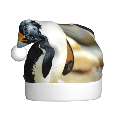 Pinguin-Weihnachtsmütze, Weihnachtsmannmütze, Kostüm, Zubehör für Weihnachten, Neujahr, Urlaub, Party, Kopfbedeckung Pinguin-Weihnachtsmütze, Weihnachtsmannmütze, Kostüm, Zubehör für Weihnachten, Neujahr, Urlaub, Party, Kopfbedeckung von HDSKFNS