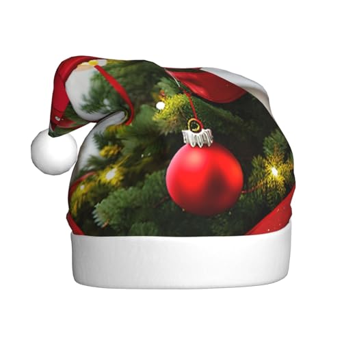 Rote Weihnachtsmütze, Weihnachtsmannmütze, Kostüm, Zubehör für Weihnachten, Neujahr, Urlaub, Party, Kopfbedeckung Rote Weihnachtsmütze, Weihnachtsmannmütze, Kostüm, Zubehör für Weihnachten, Neujahr, Urlaub, Party, Kopfbedeckung von HDSKFNS