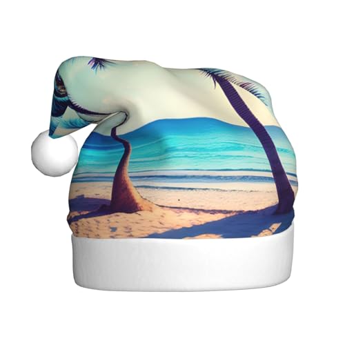 Strandpalmen 1 Weihnachtsmütze, Weihnachtsmannmütze, Kostüm, Zubehör für Weihnachten, Neujahr, Urlaub, Party, Kopfbedeckung Strandpalmen 1 Weihnachtsmütze, Weihnachtsmannmütze, Kostüm, Zubehör für Weihnachten, Neujahr, Urlaub, Party, Kopfbedeckung von HDSKFNS