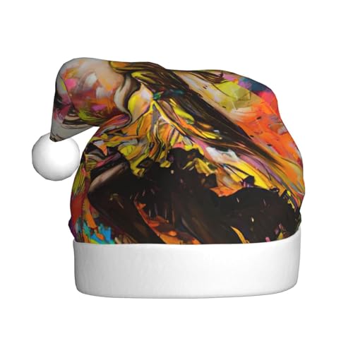 Tanz mit Musik, Weihnachtsmütze, Weihnachtsmannmütze, Kostüm, Zubehör für Weihnachten, Neujahr, Urlaub, Party, Kopfbedeckung Tanz mit Musik, Weihnachtsmütze, Weihnachtsmannmütze, Kostüm, Zubehör für Weihnachten, Neujahr, Urlaub, Party, Kopfbedeckung von HDSKFNS