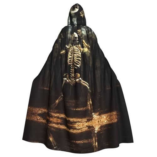 Tanzender Skelett-Bär, Halloween, Weihnachten, Hexenumhang, Robe, Karneval, Cosplay, Kostüm, Party, Umhang, Schwarz Tanzender Skelett-Bär, Halloween, Weihnachten, Hexenumhang, Robe, Karneval, Cosplay, Kostüm, Party, Umhang, Schwarz von HDSKFNS