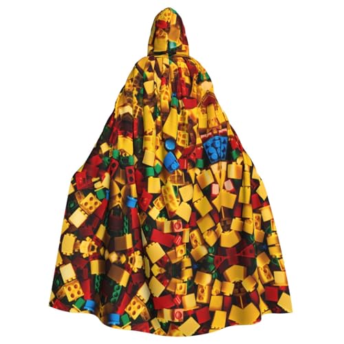 Umhang mit bunten Ziegelsteinen, Halloween, Weihnachten, Hexenumhang, Karneval, Cosplay, Kostüm, Party, Umhang, Schwarz Umhang mit bunten Ziegelsteinen, Halloween, Weihnachten, Hexenumhang, Karneval, Cosplay, Kostüm, Party, Umhang, Schwarz von HDSKFNS