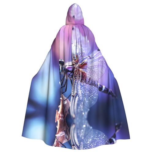 Violetter Hexenumhang mit Libellen-Motiv, Halloween, Weihnachten, Karneval, Cosplay, Kostüm, Party, Umhang Violetter Hexenumhang mit Libellen-Motiv, Halloween, Weihnachten, Karneval, Cosplay, Kostüm, Party, Umhang von HDSKFNS