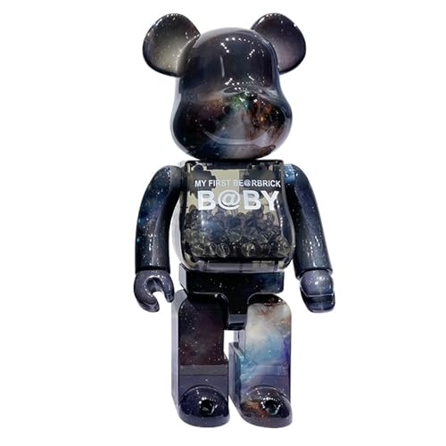 HDSLURIO 400% Bearbrick Violent Bear 28 cm Wohnzimmer Heimdekoration Puppe Modell Geschenke Spielzeug (Sternenhimmel) von HDSLURIO