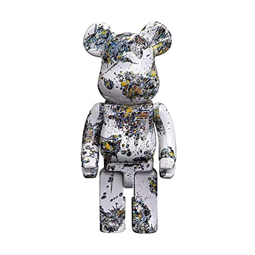 HDSLURIO Bausteine ​​Bär,1000% Violent Bear Eingefärbte Figur Kinderspielzeug Geschenk Modeverzierung Skulptur Statue 70cm/27.6in von HDSLURIO