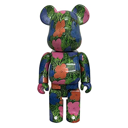HDSLURIO Bearbrick, 28 cm/11 Zoll Violent Bear Building Blocks Bear 400% handgefertigte Figur, skulpturale Statue for Heimdekoration, EIN Geschenk for Spielzeugliebhaber von HDSLURIO