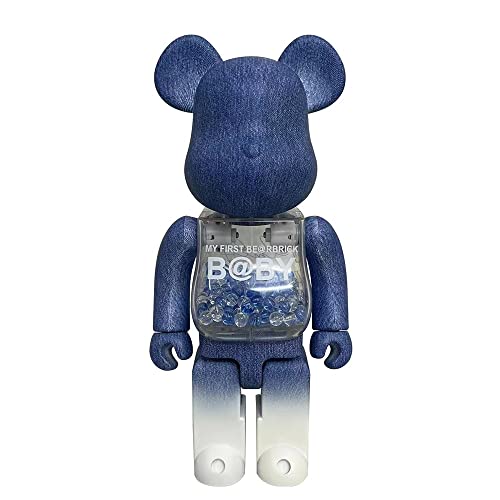 HDSLURIO Violent Bear,28cm/11in Building Blocks Bear 400% Bearbrick Handmade Collectible Toy Ornament Sculpture Statue for einen Freund von HDSLURIO
