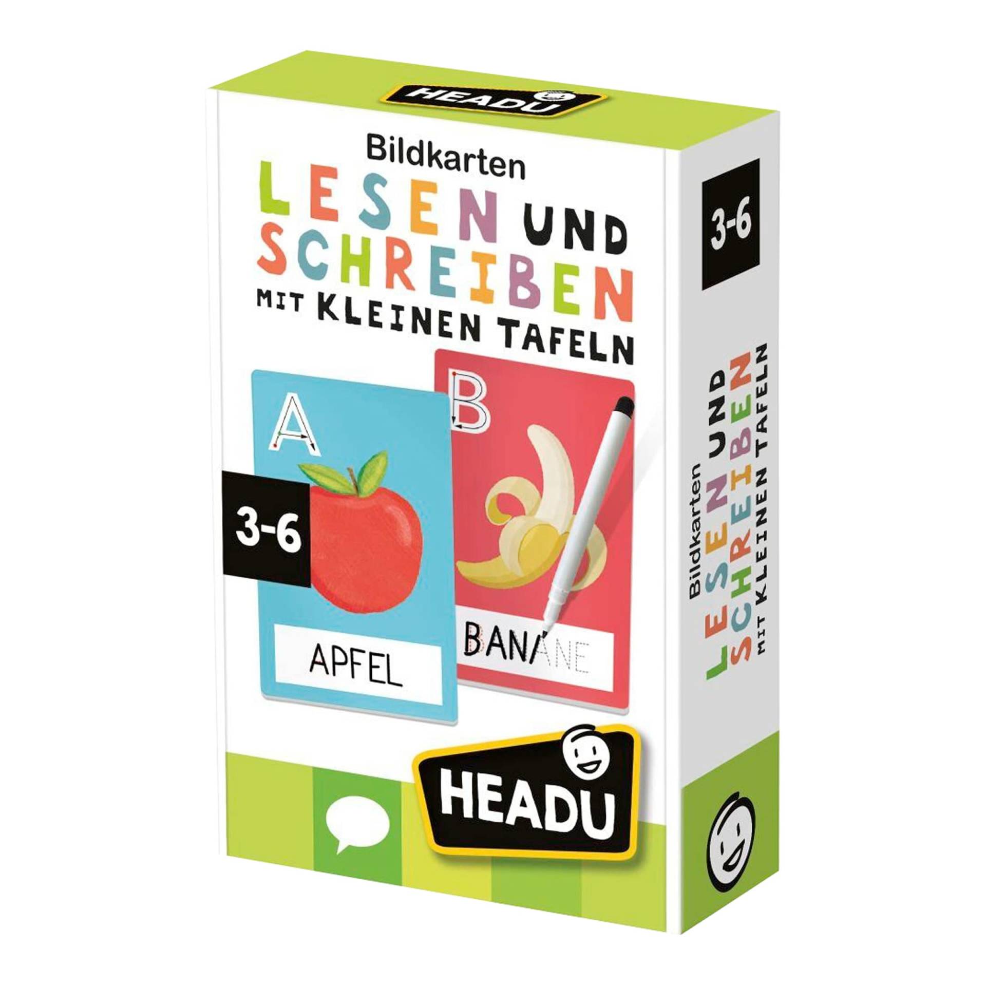 Headu Lernspiel Bildkarten Lesen und Schreiben von HEADU