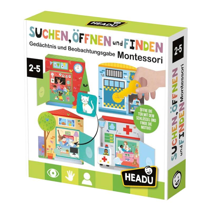 Headu Lernspiel Suchen, Öffnen und Finden Montessori Headu Lernspiel Suchen, Öffnen und Finden Montessori von HEADU