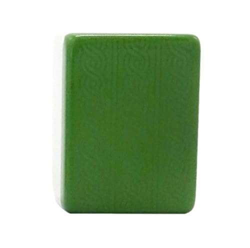 HEAGER Reagenzglashalter, Mahjong Set MahJongg 144 Spielsteine, chinesisch, mit Aufbewahrungstasche, Spielset (Groen, 40 mm) von HEAGER