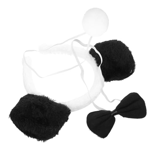 HEALEEP 1 Satz Panda Kostüm Set für Stirnband Fliege und für Halloween Cosplay und Tier Mottopartys Robuste und Hautfreundliche Materialien für Stundenlangen Spielspaß HEALEEP 1 Satz Panda Kostüm Set für Stirnband Fliege und für Halloween Cosplay und Tier Mottopartys Robuste und Hautfreundliche Materialien für Stundenlangen Spielspaß von HEALEEP