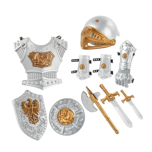 HEALEEP 1 Satz Ritterkostüm für Teiliges Cosplay Outfit mit und Requisiten für Partys und Aufführungen für Jungen und Mädchen von HEALEEP