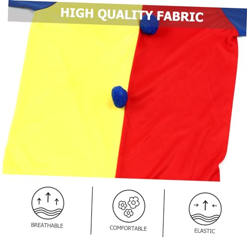 HEALEEP 1 Set Clownanzug Clownkostüm Halloweenkostüme Für Jungen Clownkostüm Halloween Clown Clown Outfit Clownkostüme Clownkostüm Chemiefaser Dünner von HEALEEP