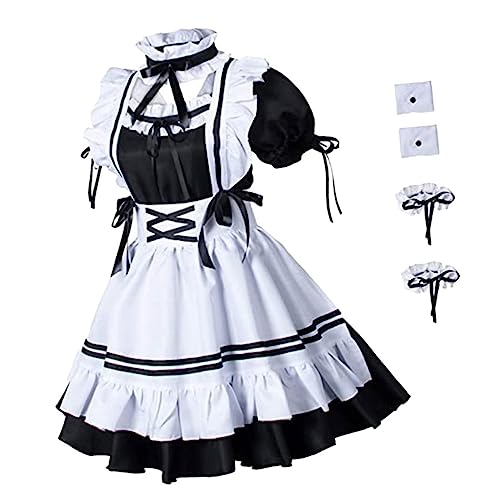 HEALEEP 1 Set Cosplay Kostüme Anzug Für Frauen Elegantes Outfits Halloween Kostüme Damenkostüme Dienstmädchenkleider Rollenspielzubehör Dienstmädchenkostüm von HEALEEP