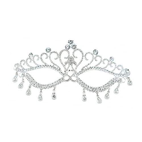 HEALEEP 1 Stück Glitzernde Halloween Maske Strass und Maskerade Maske für Partys Tanzveranstaltungen und Besondere Anlässe HEALEEP 1 Stück Glitzernde Halloween Maske Strass und Maskerade Maske für Partys Tanzveranstaltungen und Besondere Anlässe von HEALEEP