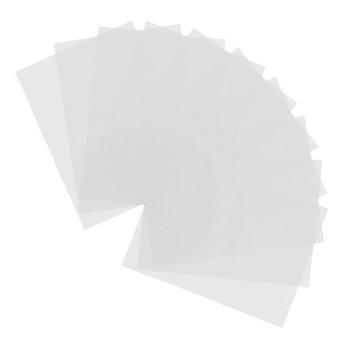 HEALEEP 10 Blatt Transparentes Transparentpapier, Transparentes Transparentpapier, Leeres Beschriftungspapier von HEALEEP