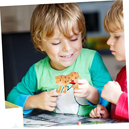 HEALEEP 12 Stück Teiliges Waldtiere Figuren aus Kunststoff Realistische Dschungel und Waldtiere Miniaturen Vielseitige Dekoration für Kindergeburtstag Party und Kuchenverzierung von HEALEEP
