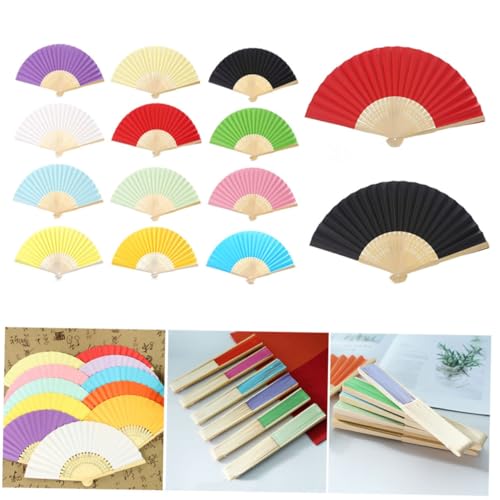 HEALEEP 12 Stück Teiliges Weißer Faltbarer Handfächer Traditionelle Chinesische Blanko Fächer zum Bemalen DIY Malpapierfächer für Partygeschenke und Dekoration HEALEEP 12 Stück Teiliges Weißer Faltbarer Handfächer Traditionelle Chinesische Blanko Fächer zum Bemalen DIY Malpapierfächer für Partygeschenke und Dekoration von HEALEEP