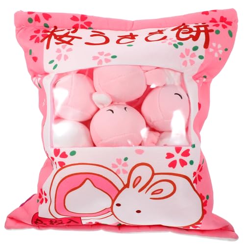HEALEEP 1Satz Kuscheltier Kaninchenpuppe für Flauschiges Plüschspielzeug aus Hochwertigen Materialien Süßes Design Dekoration für Jungen von HEALEEP