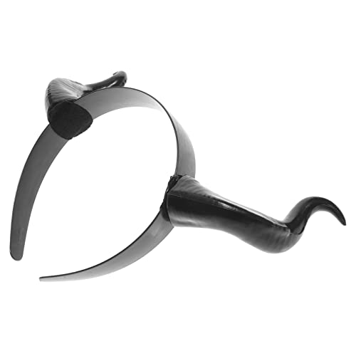 HEALEEP 1Stück Ochsenhorn Haarband Realistisches Kostüm Accessoire aus Kunststoff für Karneval und Partys Dekoratives Kopfschmuck für Festival und Kostümparty Langlebig und Praktisch von HEALEEP