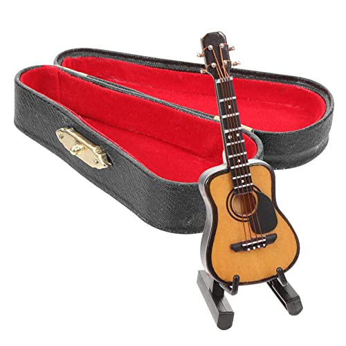 HEALEEP 1satz Miniatur-gitarrenmodell Für Junge Mädchen Realistisches Spielzeug Mit Einzigartigem Design Für Puppenhaus-Dekoration Für Musikliebhaber Und Sammler HEALEEP 1satz Miniatur-gitarrenmodell Für Junge Mädchen Realistisches Spielzeug Mit Einzigartigem Design Für Puppenhaus-Dekoration Für Musikliebhaber Und Sammler von HEALEEP