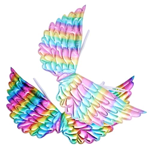 HEALEEP 2 Stück Bunte Einhornflügel für Cosplay Kostüm Requisiten für Halloween Partys Farbenfrohe Flügel für Kinderaufführungen Verkleidungen HEALEEP 2 Stück Bunte Einhornflügel für Cosplay Kostüm Requisiten für Halloween Partys Farbenfrohe Flügel für Kinderaufführungen Verkleidungen von HEALEEP