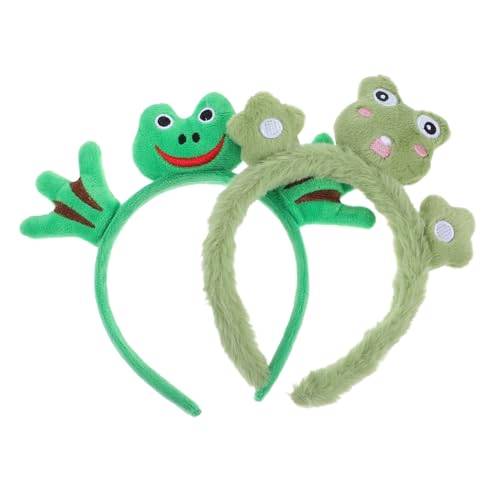 HEALEEP 2 Stück Plüsch-frosch-stirnband: Niedliches Tier-haarband, Cosplay-kostüm, Haarreif Für Halloween, Weihnachten, Festival, Mottoparty, Verkleidung, Kopfbedeckung HEALEEP 2 Stück Plüsch-frosch-stirnband: Niedliches Tier-haarband, Cosplay-kostüm, Haarreif Für Halloween, Weihnachten, Festival, Mottoparty, Verkleidung, Kopfbedeckung von HEALEEP