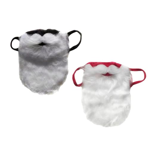 HEALEEP 2 Stück Santa Claus Dekoration Teiliges mit Langem Künstlichem Bequemes Langlebiges Cosplay Zubehör für Weihnachtskostüm und Party Dekoration HEALEEP 2 Stück Santa Claus Dekoration Teiliges mit Langem Künstlichem Bequemes Langlebiges Cosplay Zubehör für Weihnachtskostüm und Party Dekoration von HEALEEP