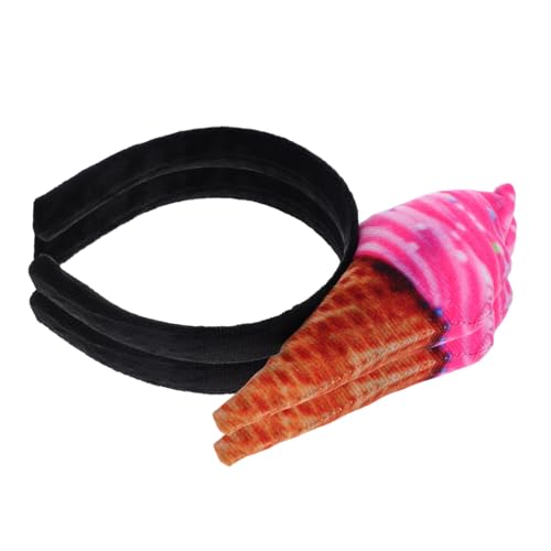HEALEEP 2 Stück Teiliges Eiscreme Haarreif Niedliches Cosplay Stirnband mit Rutschfestem Sitz Vielseitiges Haarschmuck-accessoire für Frauen für Halloween Festival und Party von HEALEEP