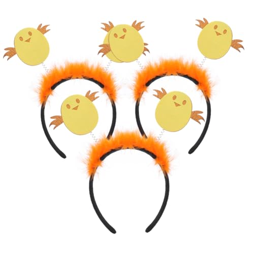 HEALEEP 3 Stück Lustige Hühner Haareifen Tierisches Stirnband für Partys Perfektes Haaraccessoire für Mädchen und Damen Einzigartige Kostüm Dekoration HEALEEP 3 Stück Lustige Hühner Haareifen Tierisches Stirnband für Partys Perfektes Haaraccessoire für Mädchen und Damen Einzigartige Kostüm Dekoration von HEALEEP