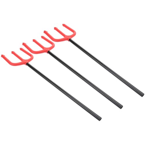 HEALEEP 3 Stück Trident Cheering Stick Halloween Kostümzubehör Zufällige Farben Langlebig Hochwertigem Pe Material Gruselige Trident für Partys und Veranstaltungen von HEALEEP