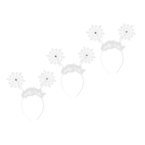 HEALEEP 3 Stück Weihnachts Schneeflocken Haarreifen für Festliches Stirnband Accessoire für Weihnachtsfeiern und Besondere Anlässe HEALEEP 3 Stück Weihnachts Schneeflocken Haarreifen für Festliches Stirnband Accessoire für Weihnachtsfeiern und Besondere Anlässe von HEALEEP