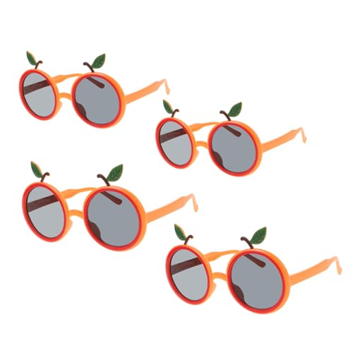 HEALEEP 4Stücke Lustige Hawaiianische Strandbrille und Erwachsene Tropische Partybrille mit Design für Geburtstagsfeiern und Events von HEALEEP