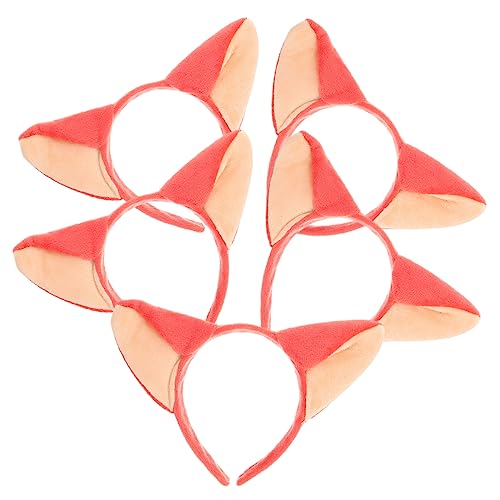 HEALEEP 5 Stück Teiliges Fox Ear Haarreif Weicher Bequemer Kopfschmuck mit Fuchsohren für Cosplay Karneval Party und Kostüm Design für Mädchen Foto und Bühnenauftritte HEALEEP 5 Stück Teiliges Fox Ear Haarreif Weicher Bequemer Kopfschmuck mit Fuchsohren für Cosplay Karneval Party und Kostüm Design für Mädchen Foto und Bühnenauftritte von HEALEEP