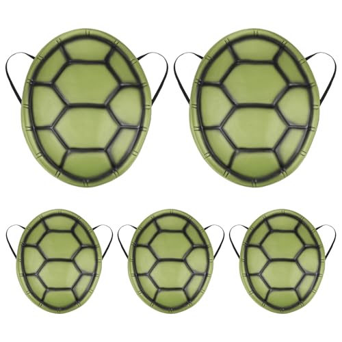 HEALEEP 5-teiliges EVA-Schildkröten-Muschel-Kostüm: Rucksack, Cosplay-Requisiten mit elastischen Bändern, 44 x 35 x 7 cm, Halloween-Partygeschenke und Foto-Zubehör, Olivgrün HEALEEP 5-teiliges EVA-Schildkröten-Muschel-Kostüm: Rucksack, Cosplay-Requisiten mit elastischen Bändern, 44 x 35 x 7 cm, Halloween-Partygeschenke und Foto-Zubehör, Olivgrün von HEALEEP