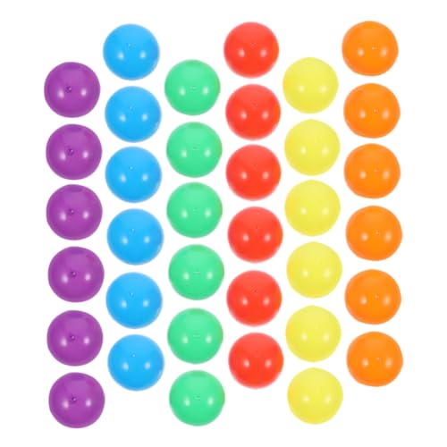 HEALEEP 60 Stück Bunte Befüllbare Kunststoff Kapseln für Partygeschenke DIY Überraschungsball Behälter Leere Runde Automatenkugeln Süßigkeitenbox HEALEEP 60 Stück Bunte Befüllbare Kunststoff Kapseln für Partygeschenke DIY Überraschungsball Behälter Leere Runde Automatenkugeln Süßigkeitenbox von HEALEEP