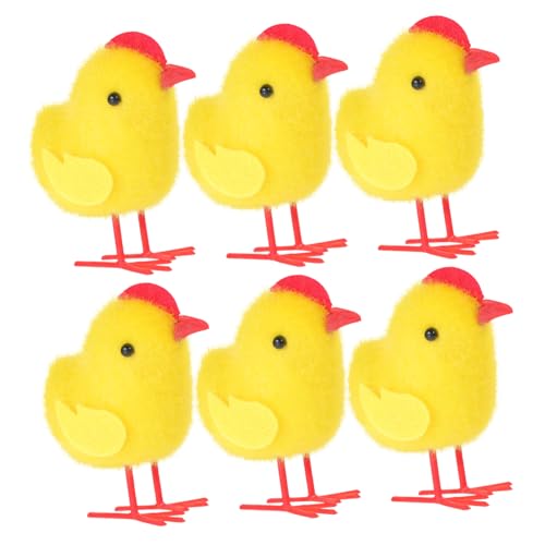HEALEEP 6Stücke Flauschige Küken Figuren für Ostern Hühner Dekoration Realistische Tier Spielzeuge als für Themenpartys HEALEEP 6Stücke Flauschige Küken Figuren für Ostern Hühner Dekoration Realistische Tier Spielzeuge als für Themenpartys von HEALEEP