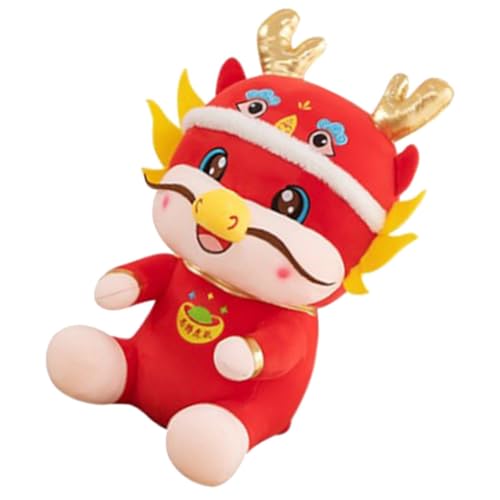 HEALEEP Adorables Plüschdrache Neujahrsspielzeug Große Drachenplüschpuppe Für Chinesisches Neujahr Perfektes Und Dekoration Für Festliche Anlässe Sicher Und Langlebig von HEALEEP
